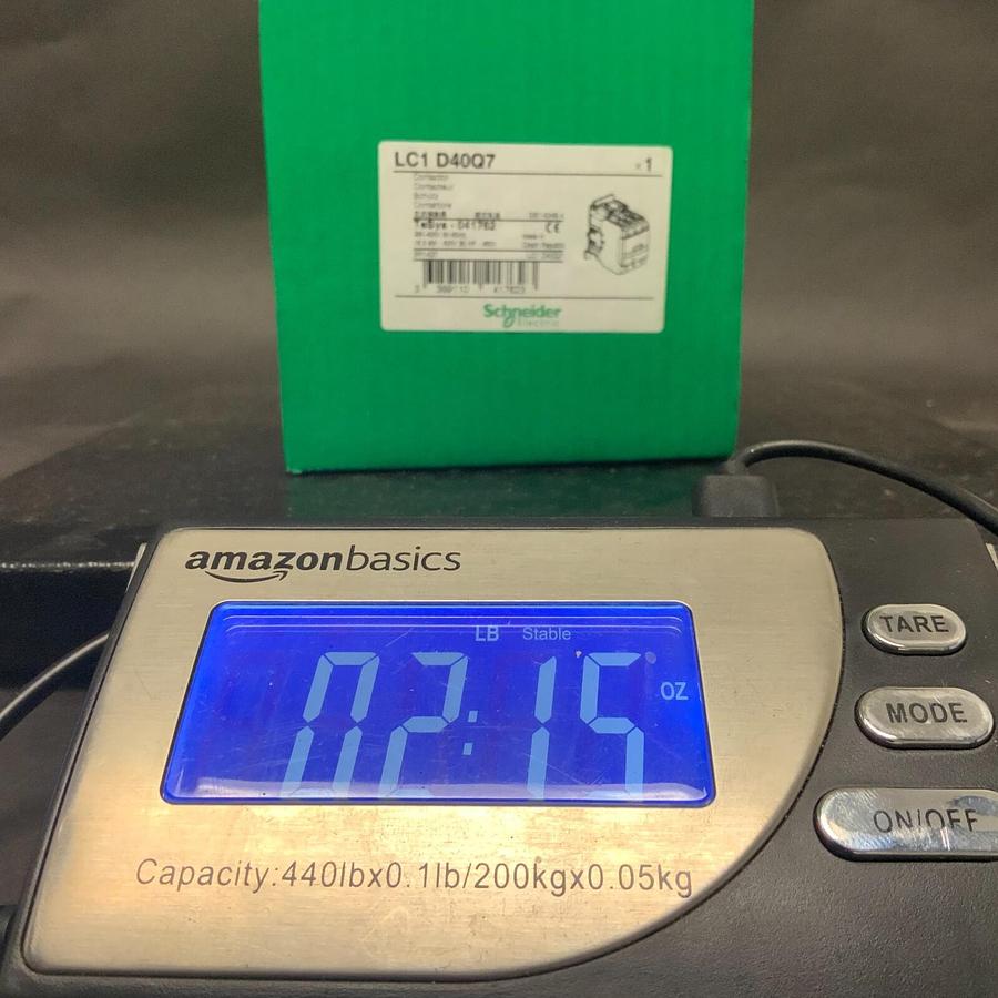 SCHNEIDER ELECTRIC LC1 D40Q7 CONTACTOR ($125 OBO)