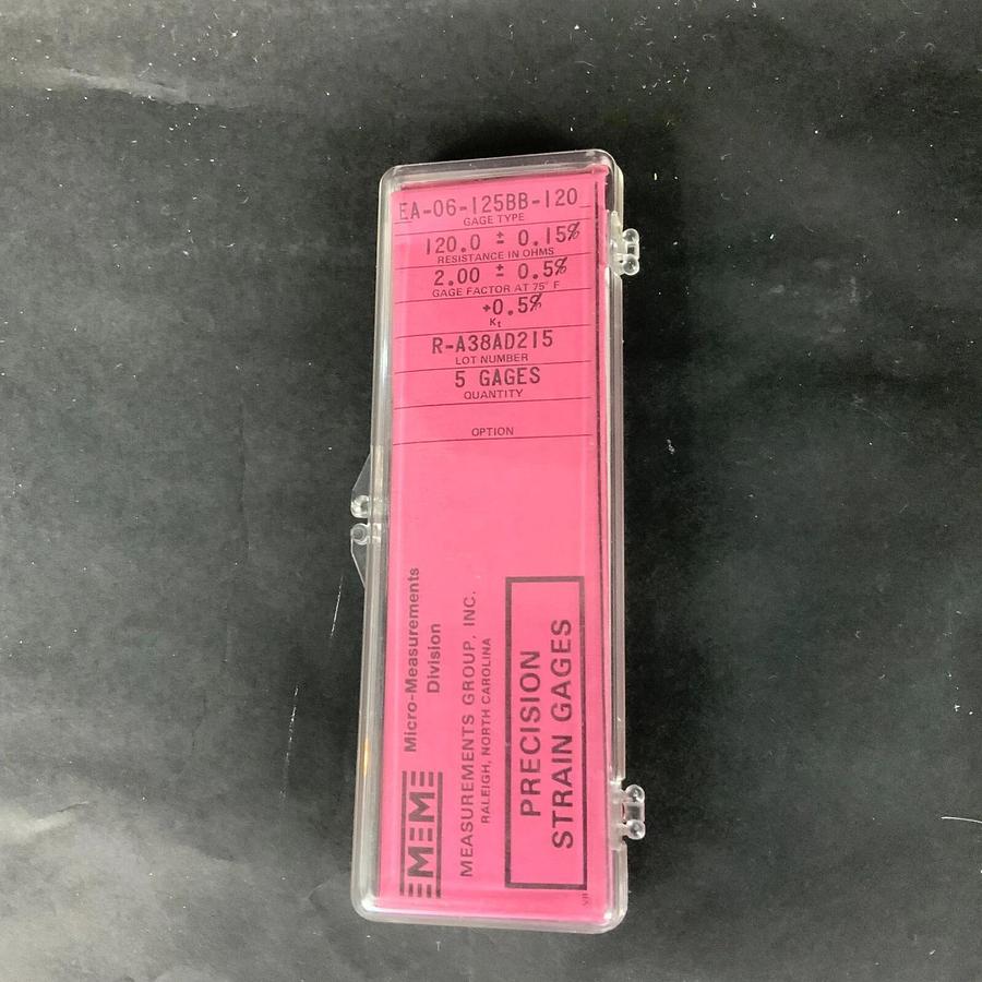 MICRO-MEASUREMENTS EA-06-125BB-120 PRECISION STRAIN GAUGE - 1 UNIT ($5 OBO)