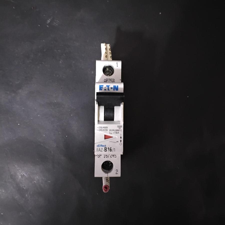Used EATON FAZ-B16/1-SP SUPPLEMENTARY PROTECTOR ($8 OBO)