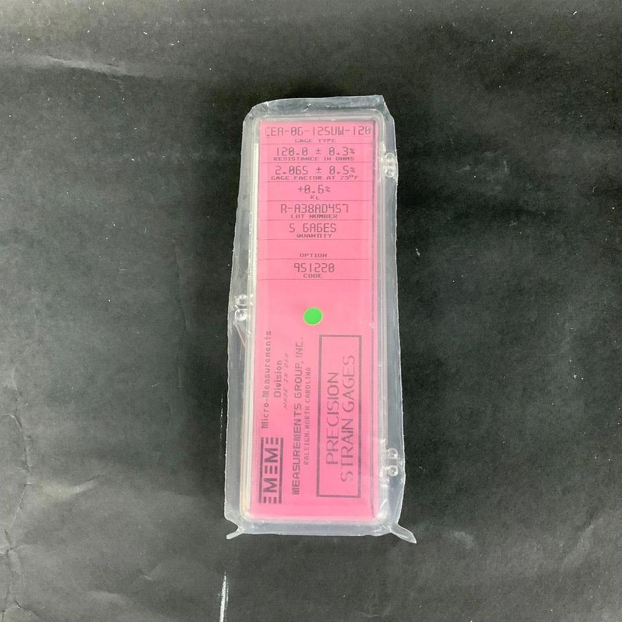 MICRO-MEASUREMENTS CEA-06-125UW-120 PRECISION STRAIN GAUGE - LOT OF 4 ($20 OBO)