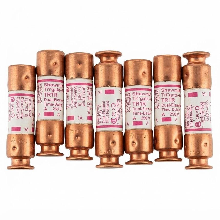 Used FERRAZ SHAWMUT TR1R FUSES - SET OF 7