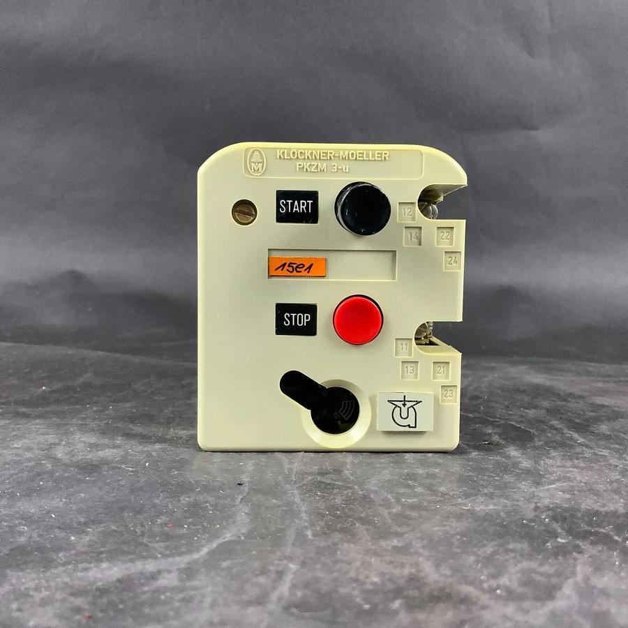 Used MOELLER PKZM3-10-U-NA CIRCUIT BREAKER - WITH HI22-PKZM3 AUX CONTACT ($35 OBO)