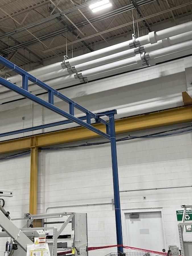 Used Bridge Crane-Gorbel 1/2TON CAP- 28'-0"L x 20'-8"W x 14'-7 1/2"H (Ready to Ship!)