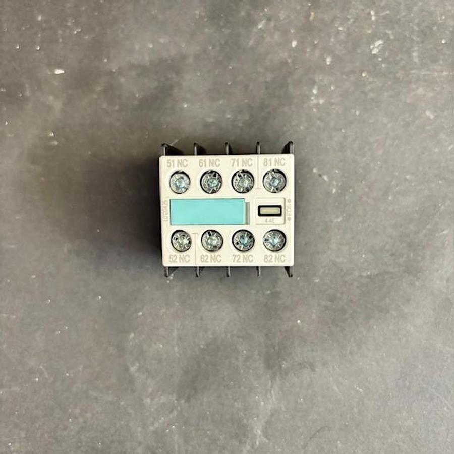 Used SIEMENS 3RH1911-1GA04 AUXILIARY CONTACT BLOCK