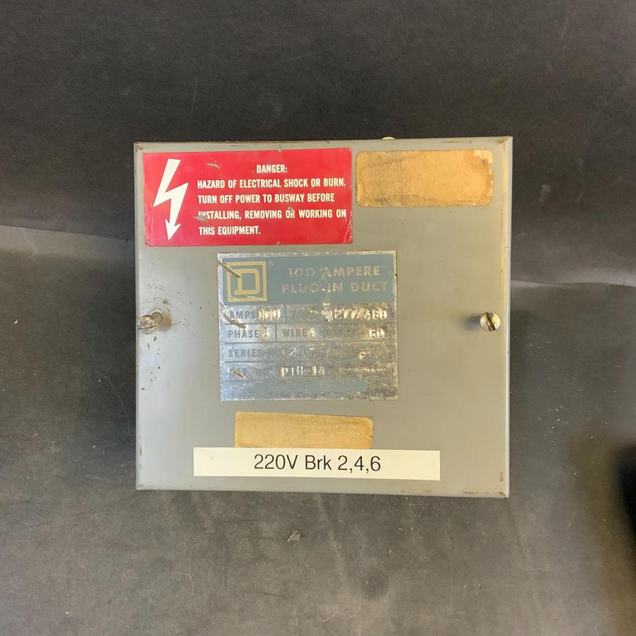 Used SQUARE D P1B-14 100 AMP PLUG-IN DUCT ($50 OBO)