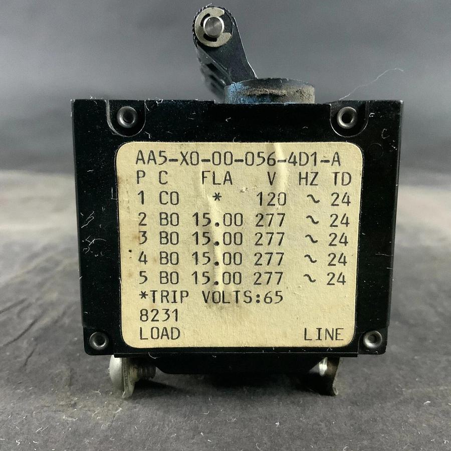 CARLING SWITCH AA5-X0-00-056-4D1-A CIRCUIT BREAKER ($80 OBO)