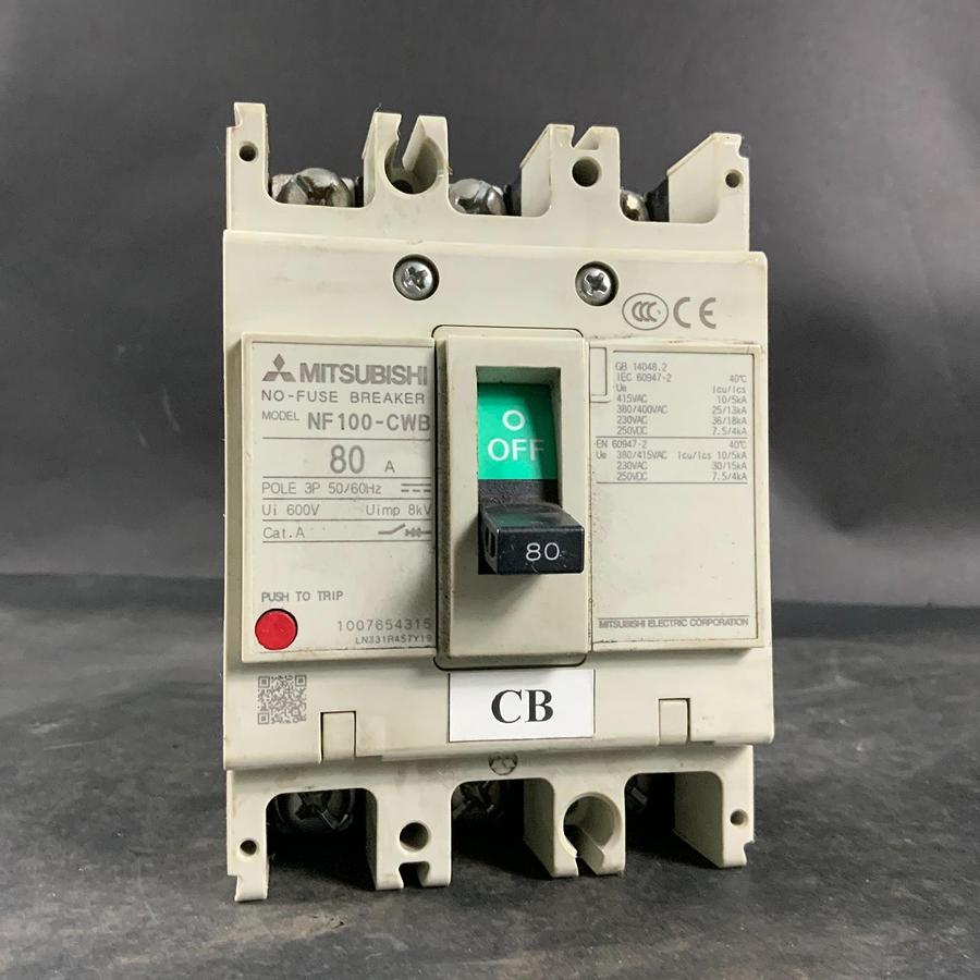 Used MITSUBISHI NF100-CWB 80A NO-FUSE BREAKER ($25 OBO)