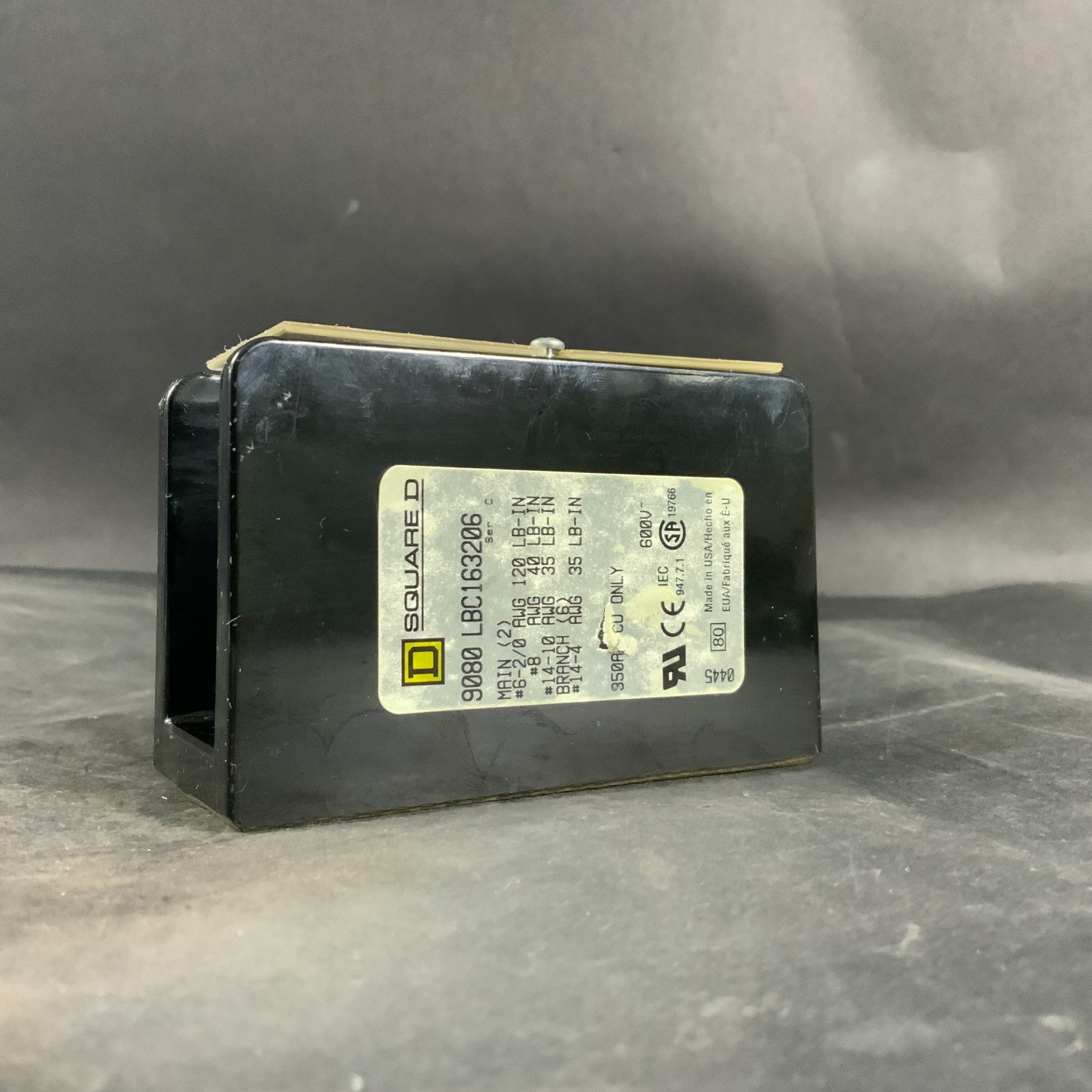 Used SQUARE D 9080-LBC163206 POWER BLOCK ($15 OBO)