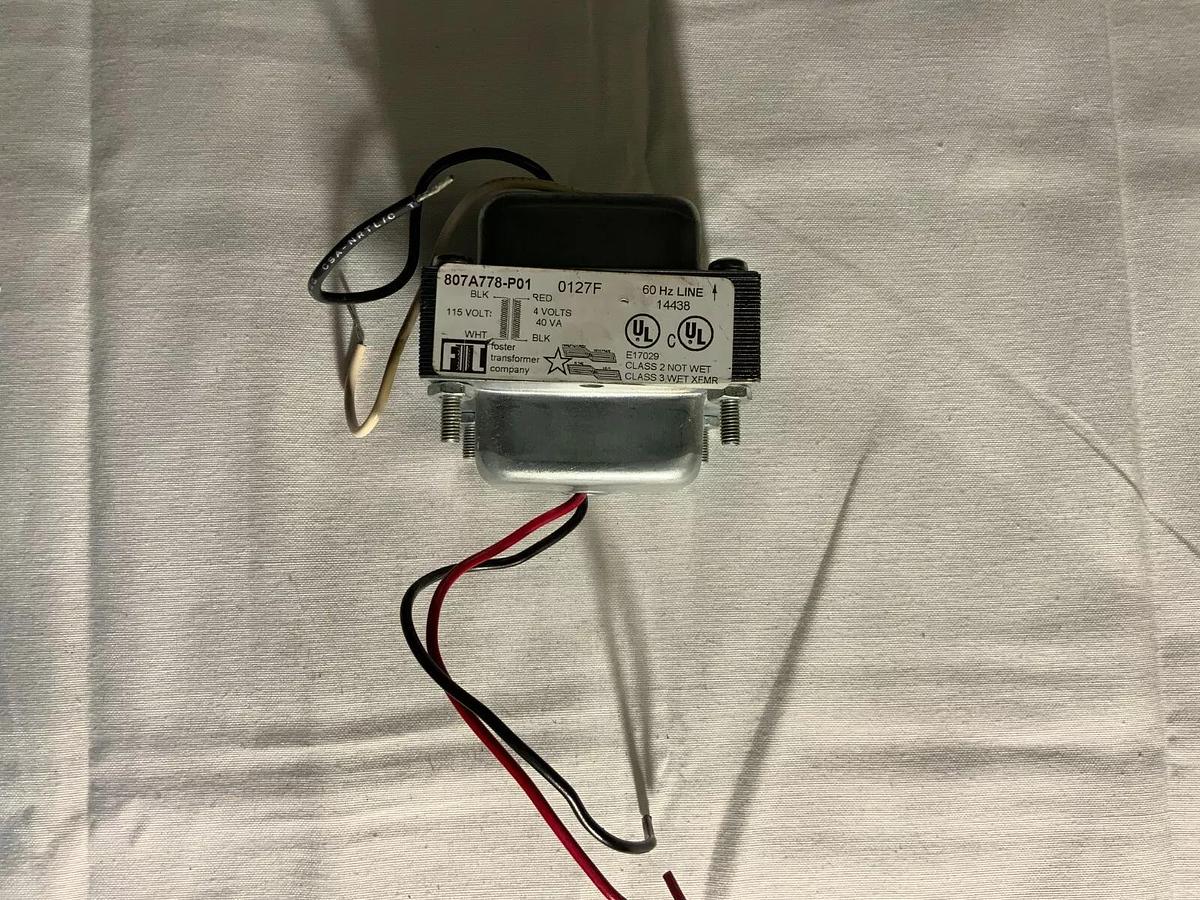 FOSTER TRANSFORMER CLASS 2: 40VA, 200/230V - 24V ($29.99 OBO)