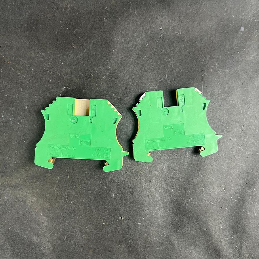 Used WEIDMULLER WPE 2.5 TERMINAL BLOCK - SET OF 2 ($10 OBO)