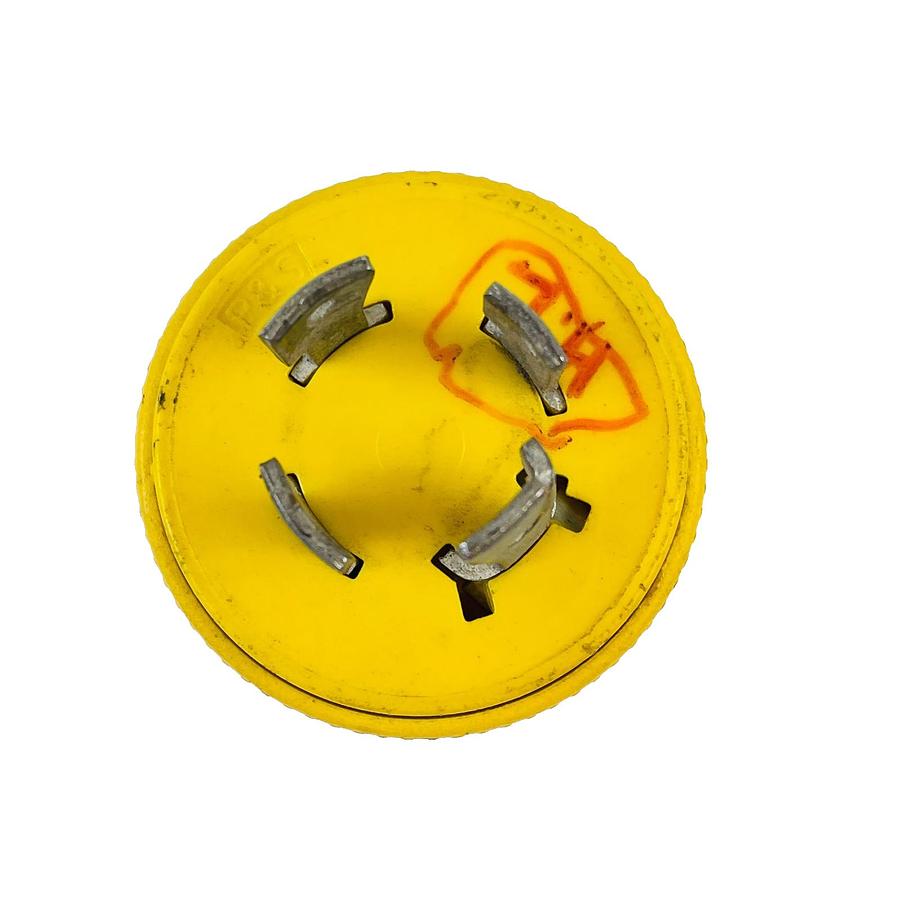 Used PASS & SEYMOUR L1530P TWIST LOCK MALE PLUG 30A 250V 3-PHASE
