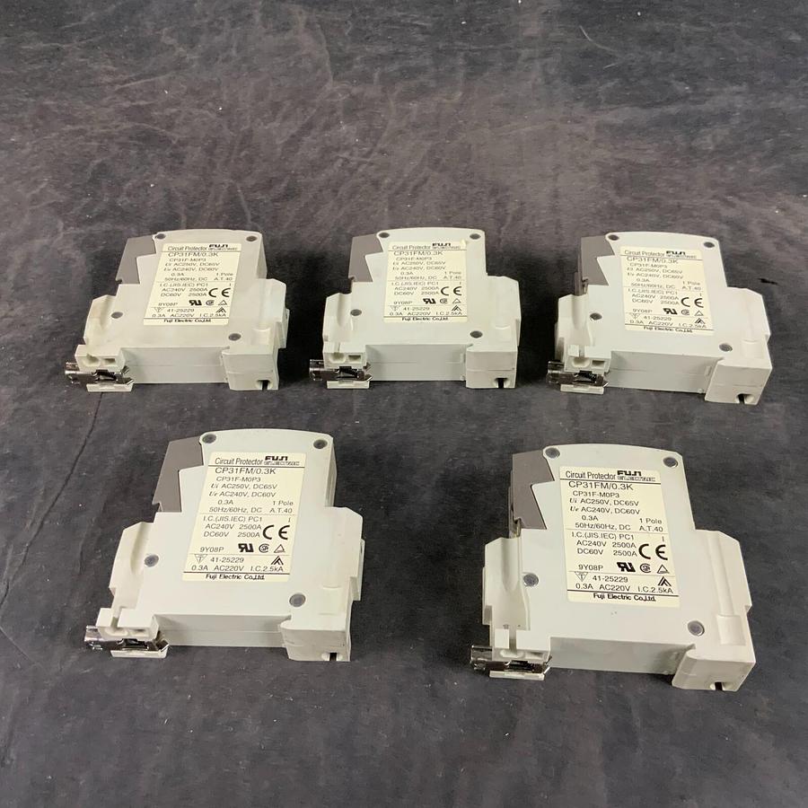 FUJI CIRCUIT PROTECTOR CP31FM/0.3K - SET OF 5 ($50 OBO)