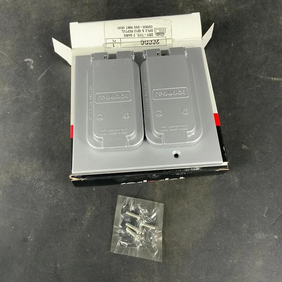 RED DOT 2CCDG RECEPTACLE COVER ($12 OBO)