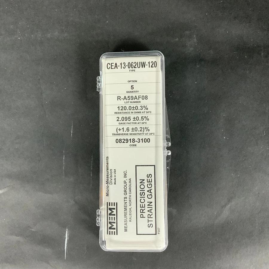 MICRO-MEASUREMENTS CEA-13-062UW-120 PRECISION STRAIN GAUGE - LOT OF 4 ($20 OBO)