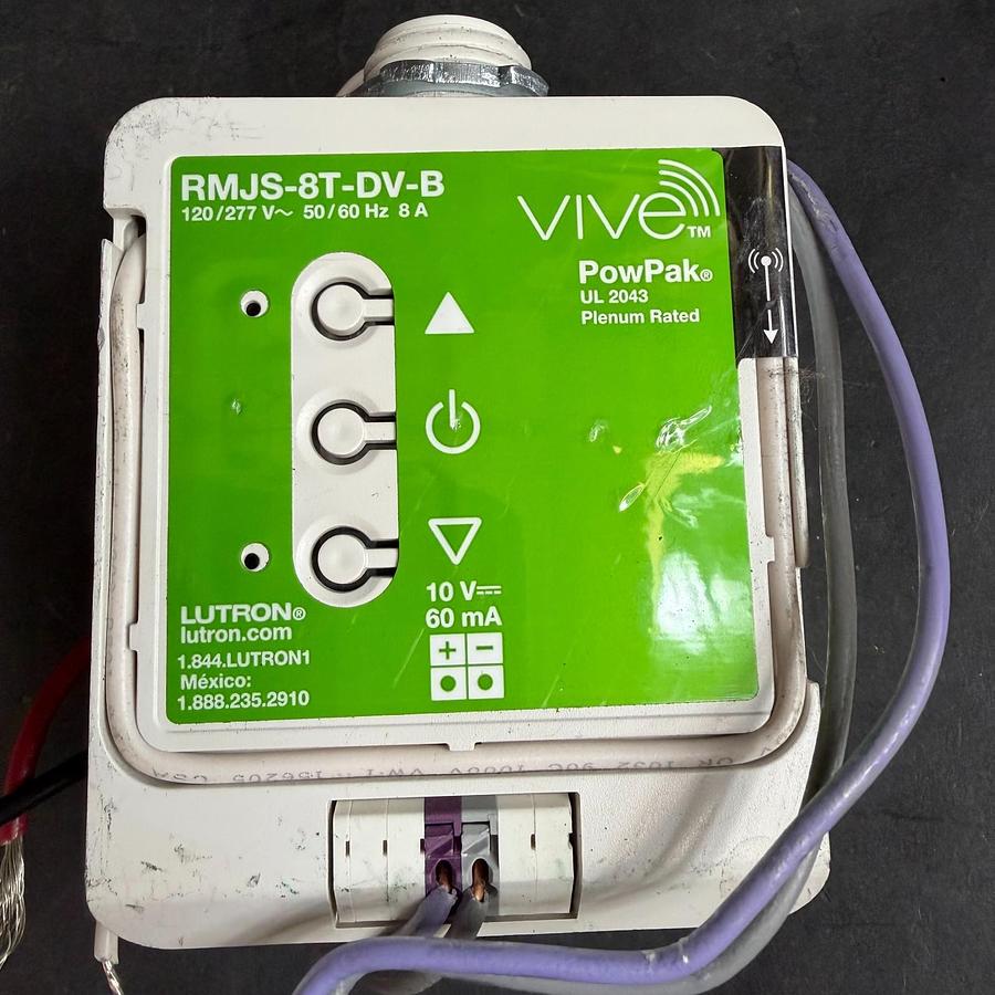 Used LUTRON RMJS-8T-DV-8 POWPAK DIMMING MODULE ($50 OBO)