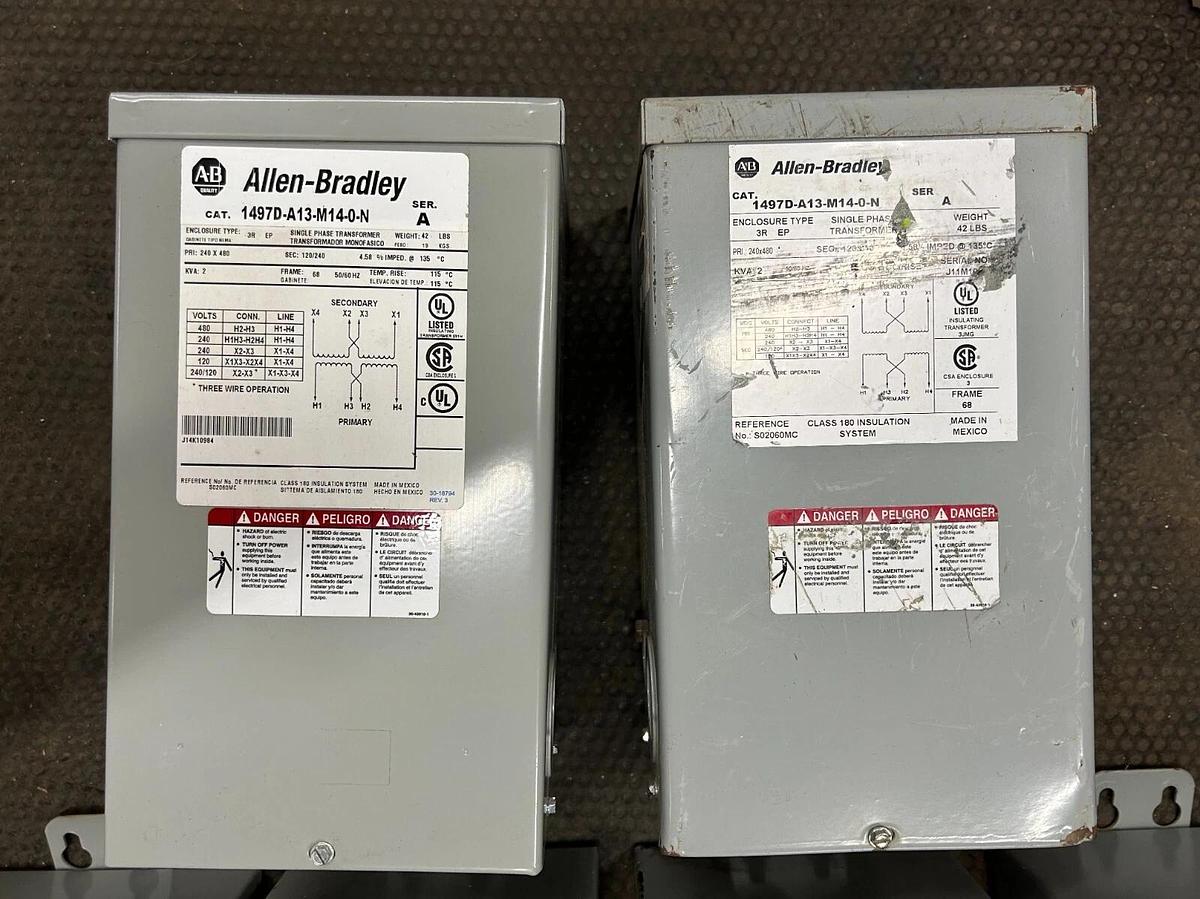 Allen Bradley 1497D-A13-M14-0-N Transformer 2kVA ($199.99/ea OBO!!!) 6 TOTAL