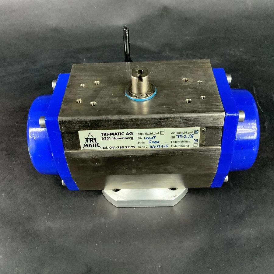 Used TRI-MATIC AG 96012705 SINGLE-ACTING PNEUMATIC ACTUATOR ($70 OBO)