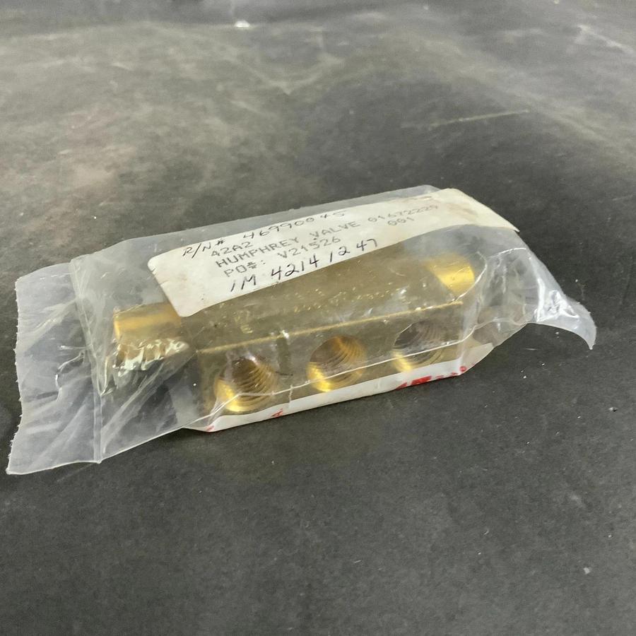 HUMPHREY 42A2 AIR PILOTED VALVE ($110 OBO)