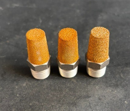 Refurbished LOT OF 3 PRO-SOURCE 4410001450JP EXHAUST MUFFLER 1/4 NPT 300 PSI REFURBISHED