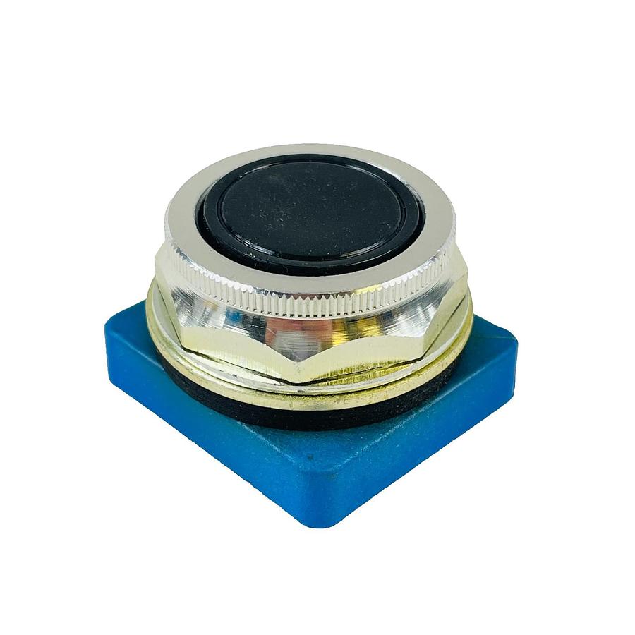 Used GOULD H33FSK0 PUSHBUTTON HD OILTIGHT BLACK FLUSH CAP OCTAGONAL RING NEW OPEN BOX