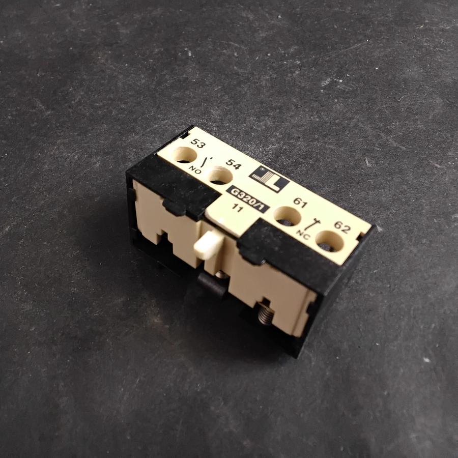 Used LOVATO ELECTRIC G320/1 INSTANTANEOUS AUXILIARY CONTACT ($3.50 OBO)