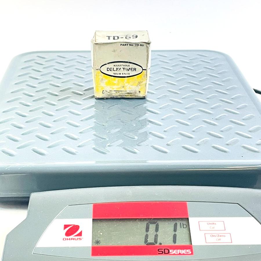 Used SUPCO TD-69 SOLID STATE DELAY ON MAKE TIMER 0.1-8 MIN 19-250V HVAC