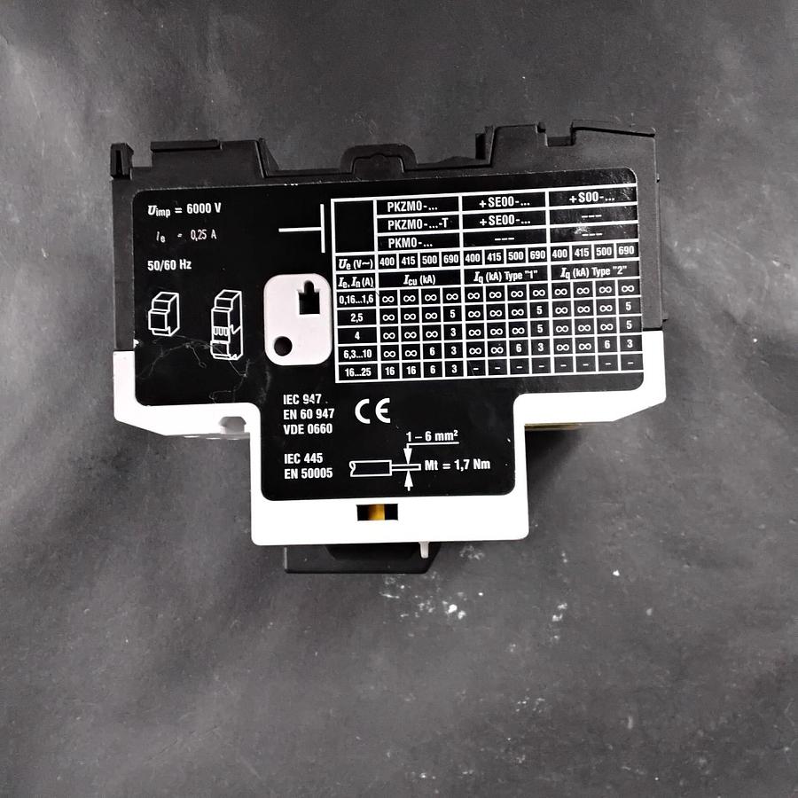 Used MOELLER PKZM0-0,25 MOTOR PROTECTOR CIRCUIT BREAKER ($24 OBO)