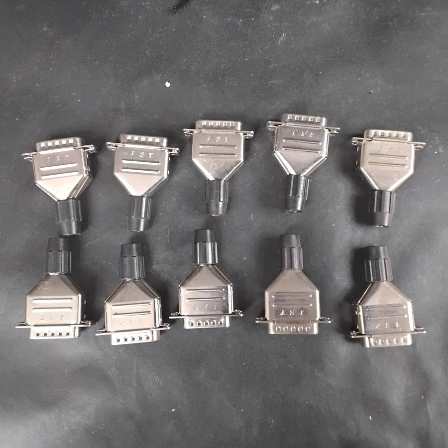 Used JST D-SUB BACKSHELL CONNECTORS - GROUP OF 10 ($11.50 OBO)