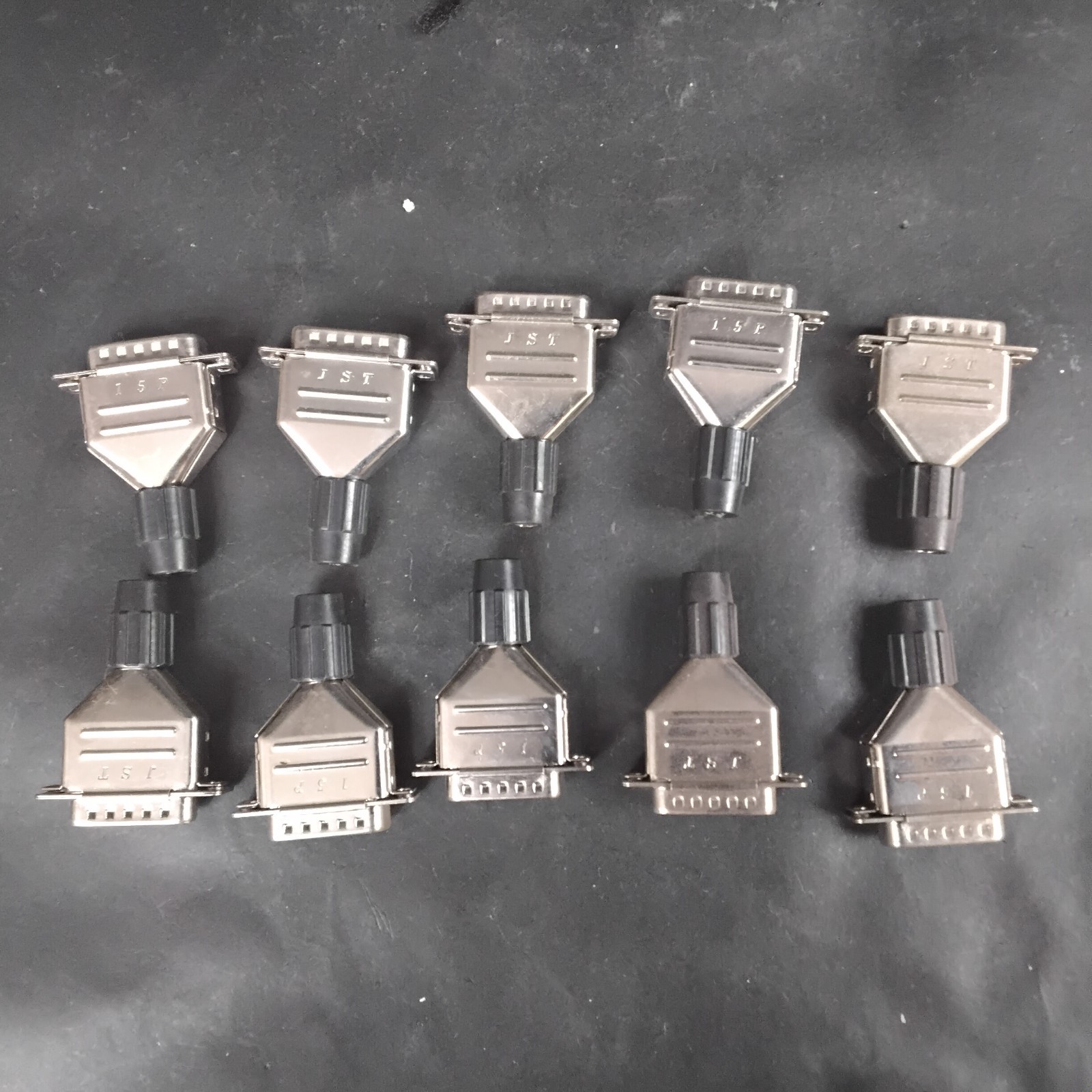 Used JST D-SUB BACKSHELL CONNECTORS - GROUP OF 10 ($11.50 OBO)