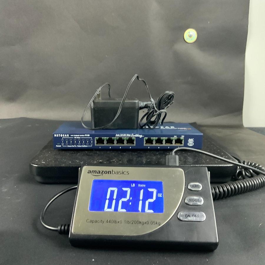 Used NETGEAR FS108 FAST ETHERNET SWITCH W/ POWER ADAPTOR ($25 OBO)