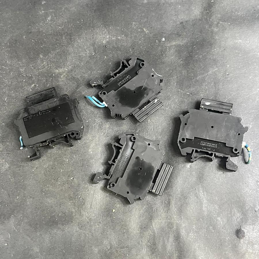 Used PHOENIX CONTACT TYPE UK-SI TERMINAL BLOCK - SET OF 4 ($15 OBO)