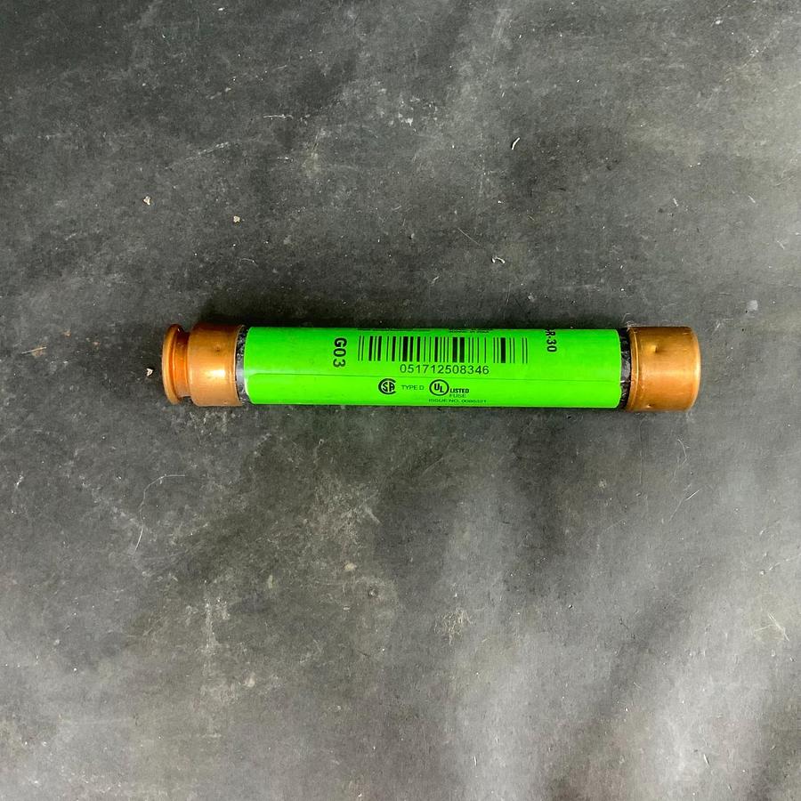 Used BUSSMANN FUSETRON FRS-R-30 DUAL ELEMENT TIME DELAY FUSE ($10 OBO)