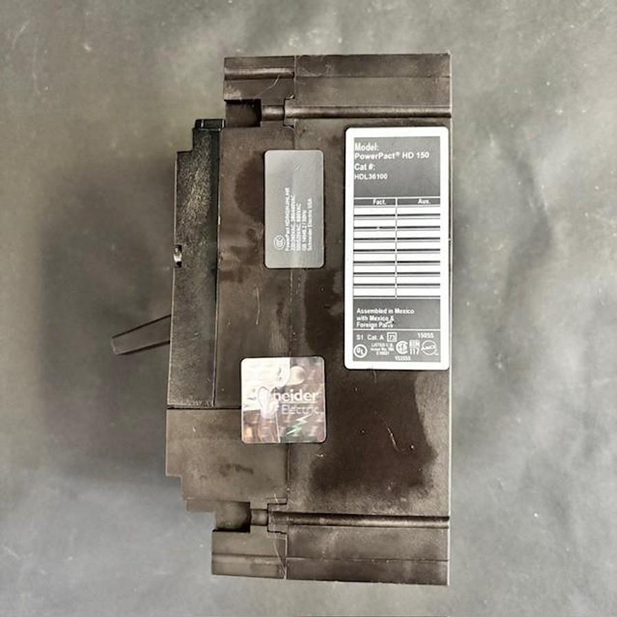 Used SQUARE D HDL36100 CIRCUIT BREAKER