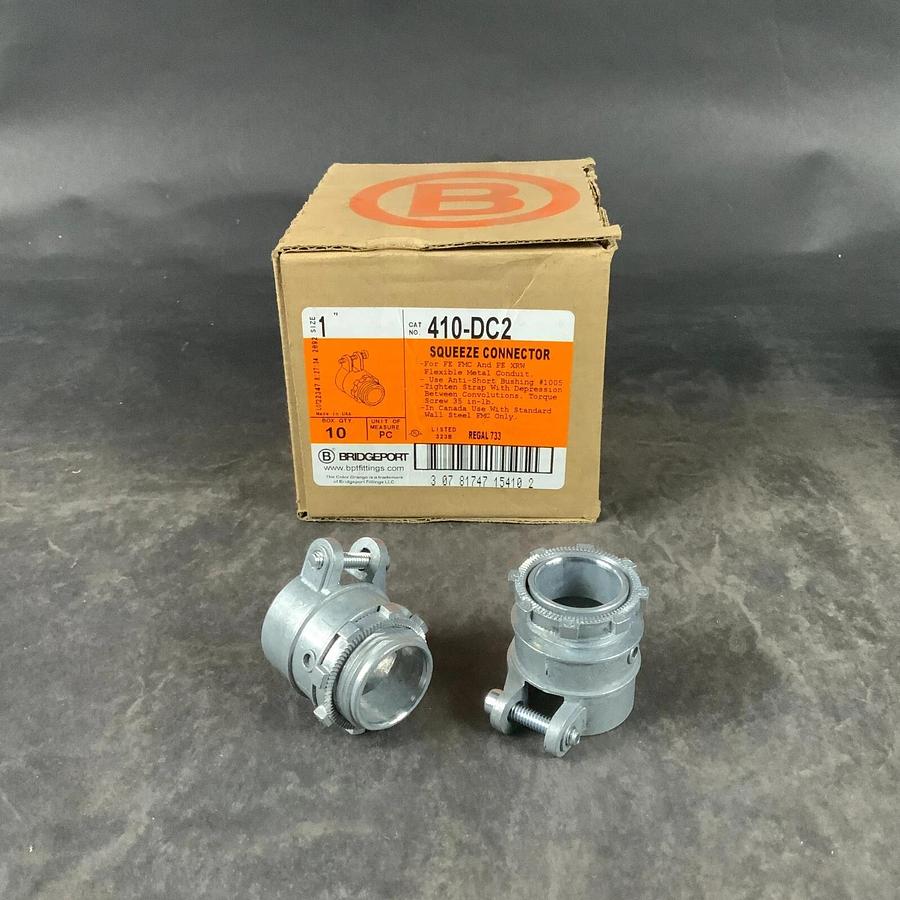 BRIDGEPORT 410-DC2 SQUEEZE CONNECTOR - SET OF 10 ($35 OBO)
