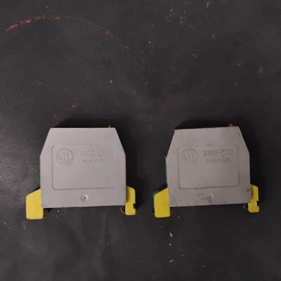 Used ALLEN BRADLEY 1492-WG4 TERMINAL BLOCKS - GROUP OF 2 ($10 OBO)