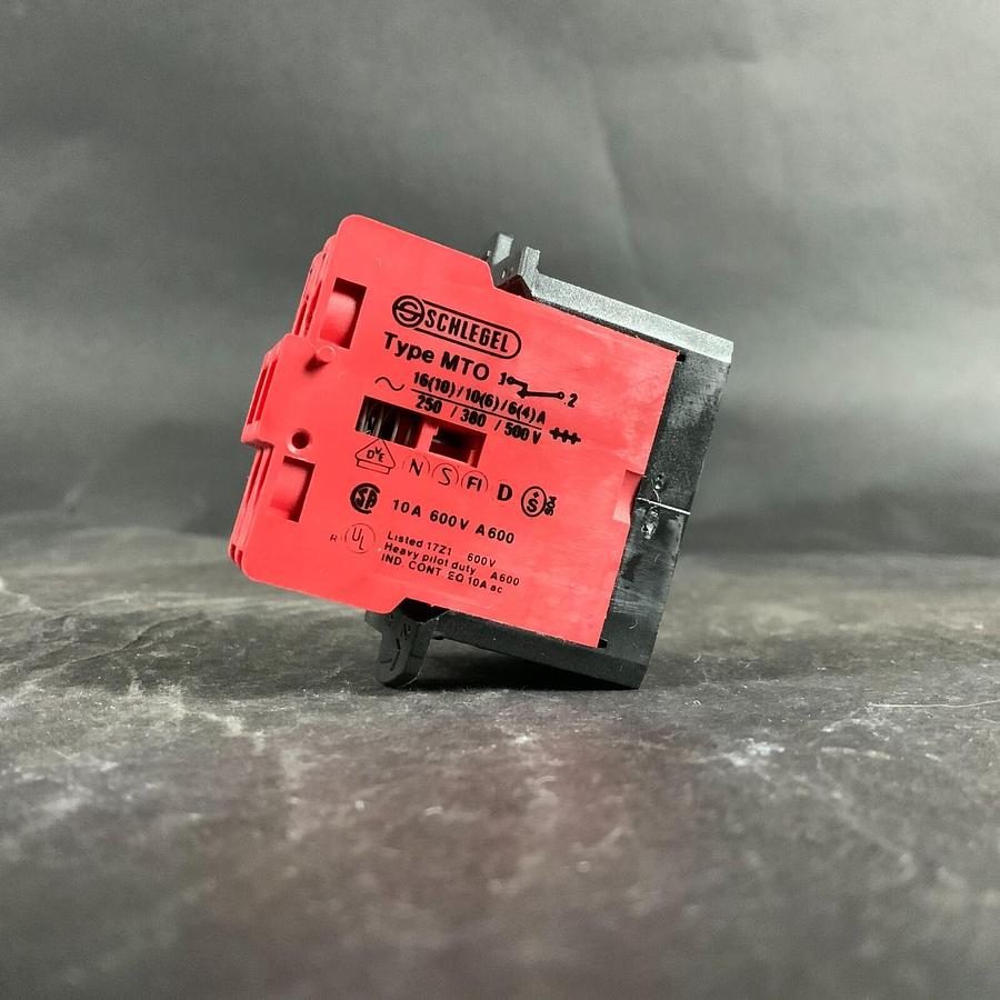 SCHLEGEL MTO CONTACT BLOCK ($9 OBO)