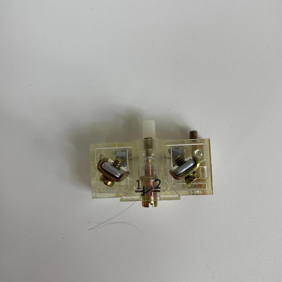 Used SQUARE D 9001KA3 SERIES G CONTACT BLOCK HEAVY DUTY 600VAC PUSH BUTTON OEM