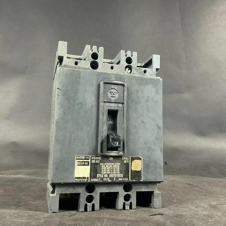 Used WESTINGHOUSE HFB3020L CIRCUIT BREAKER ($40 OBO)