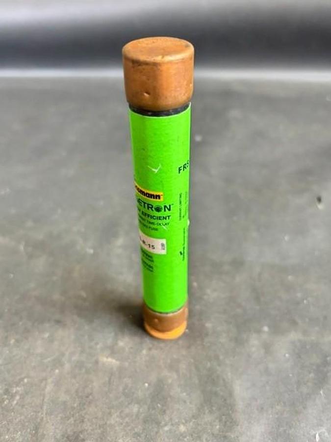 Used EATON BUSSMANN FRS-R-15 ENERGY EFFICIENT FUSE