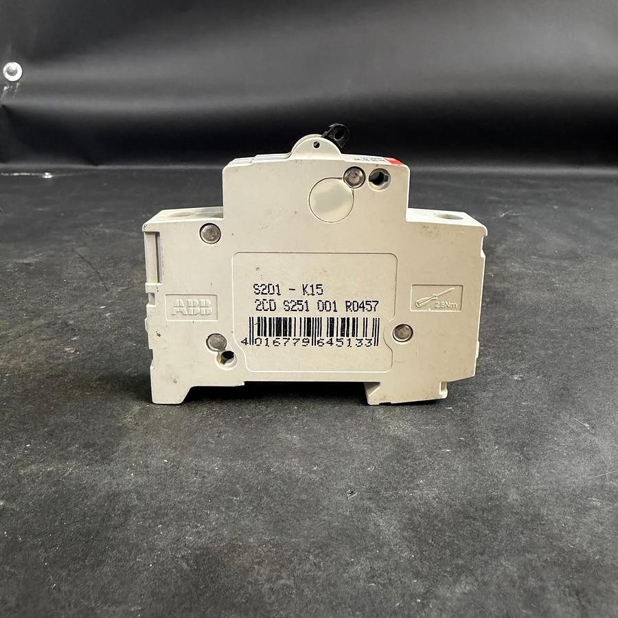 Used ABB S201 K15A CIRCUIT BREAKER ($19 OBO)