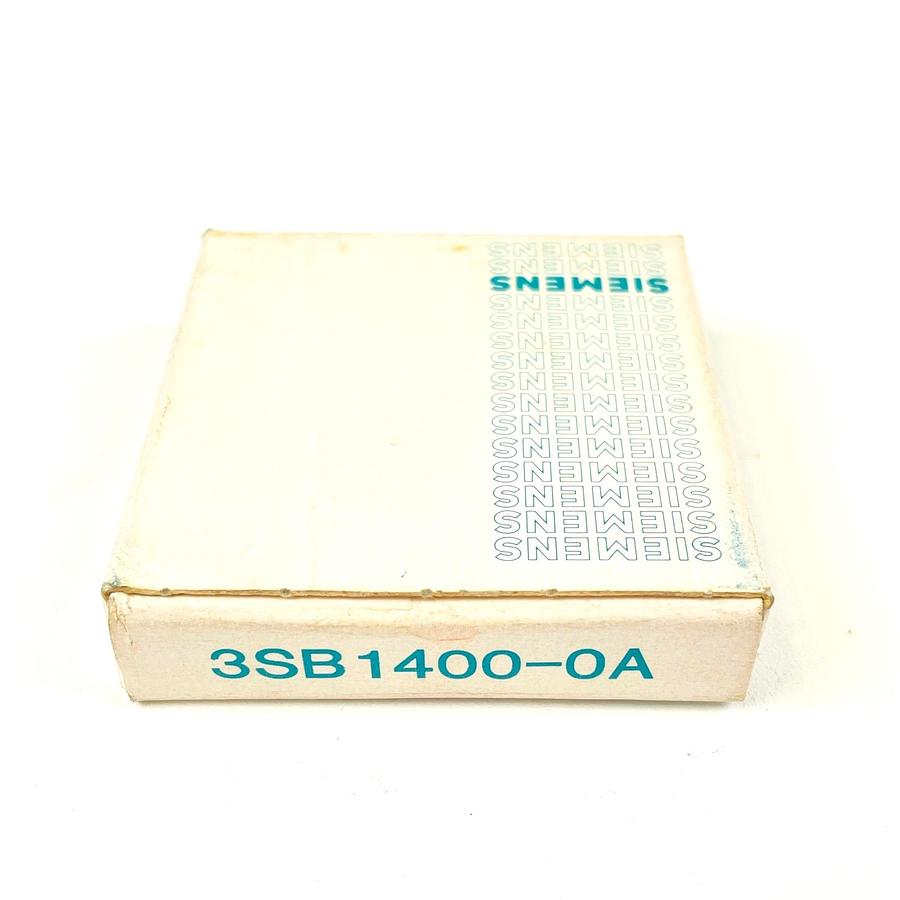 Used SIEMENS 3SB1400-0A 1NC + 1NO CONTACT BLOCK INDUSTRIAL CONTROL REPLACEMENT SWITCH