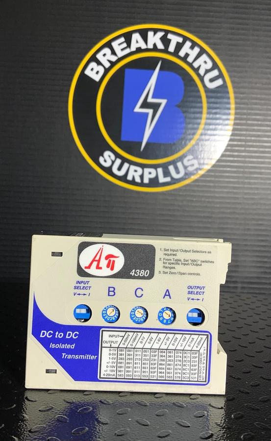 Used ABSOLUTE PROCESS INSTREUMENTS API 4380 DIN ($124.99/EACH OBO)
