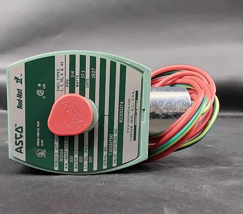 Used ASCO REDHAT ll 8320G174 SOLENOID VALVE ($70 OBO)