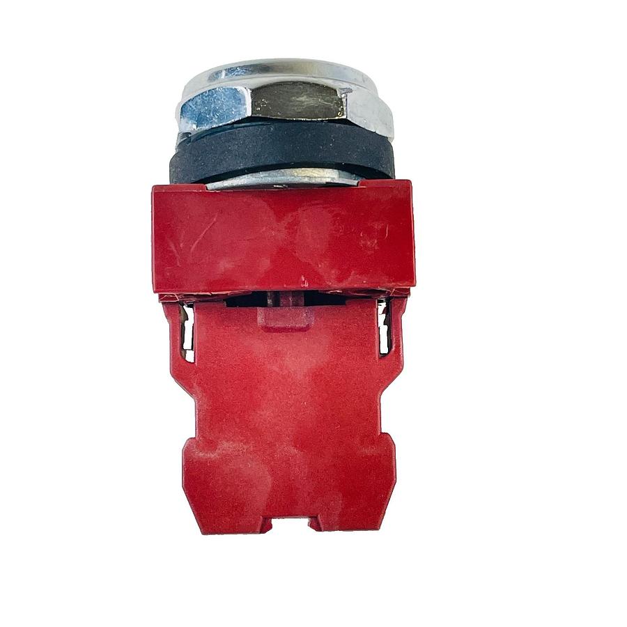 Used SIEMENS P30PBFR 3SB1400-0C 22MM PUSHBUTTON SWITCH RED FLUSH 1NC 10A 660V CHROME