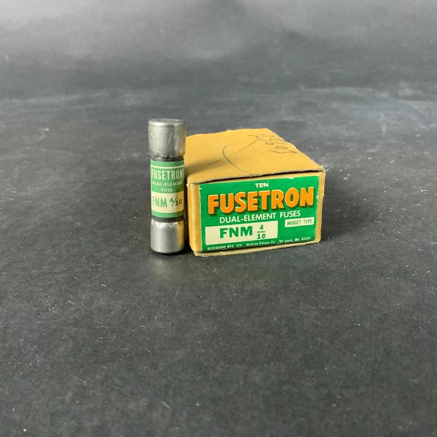 Used BUSSMANN FNM 4/10 TIME DELAY FUSE - BOX OF 10 ($30 OBO)