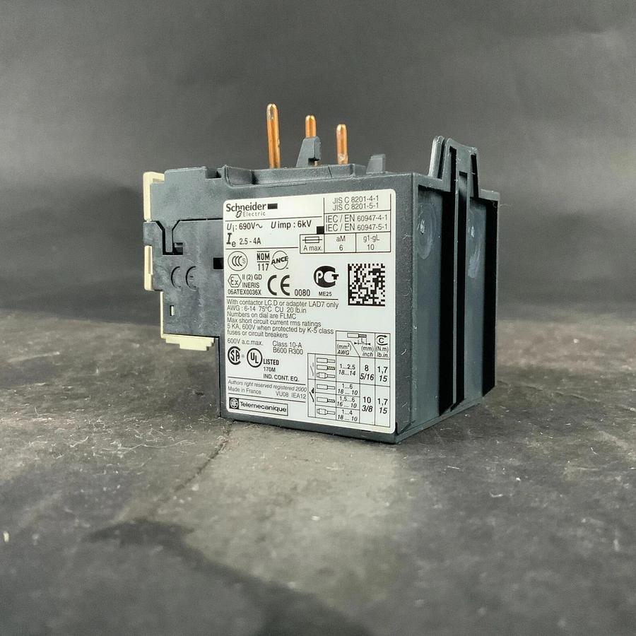 Used SCHNEIDER LRD 08 OVERLOAD RELAY ($20 OBO)