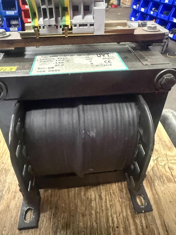 Used UVT TYPE VHG 056-0166 TRANSFORMER