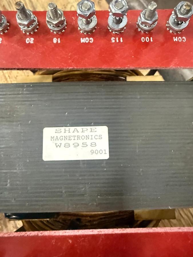 Used SHAPE MAGNETRONICS W8958 TRANSFORMER