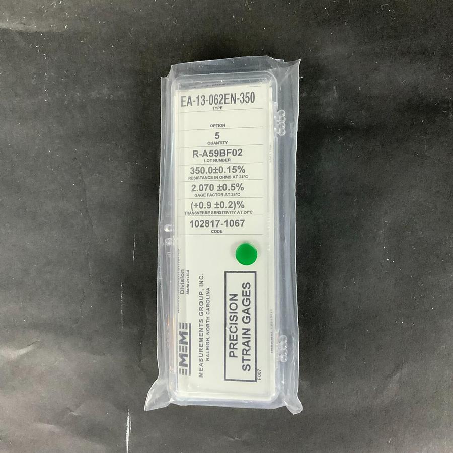 Used MICRO-MEASUREMENTS EA-13-062EN-350 PRECISION STRAIN GAUGE - BOX OF 5 ($25 OBO)