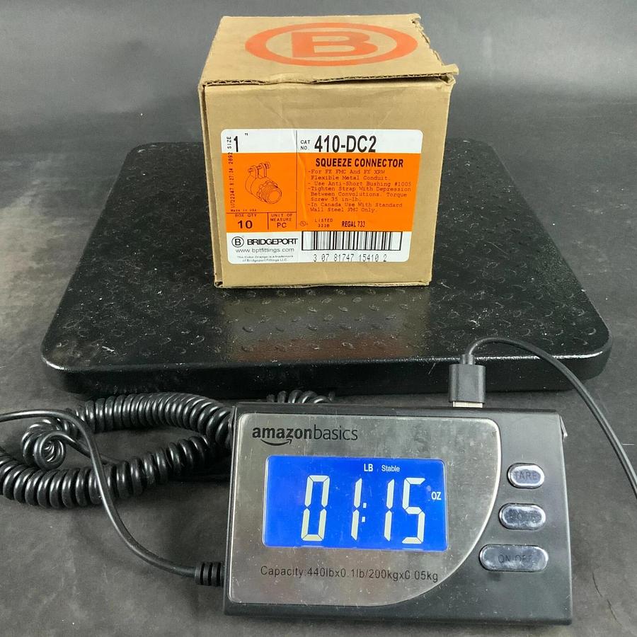 BRIDGEPORT 410-DC2 SQUEEZE CONNECTOR - SET OF 10 ($35 OBO)